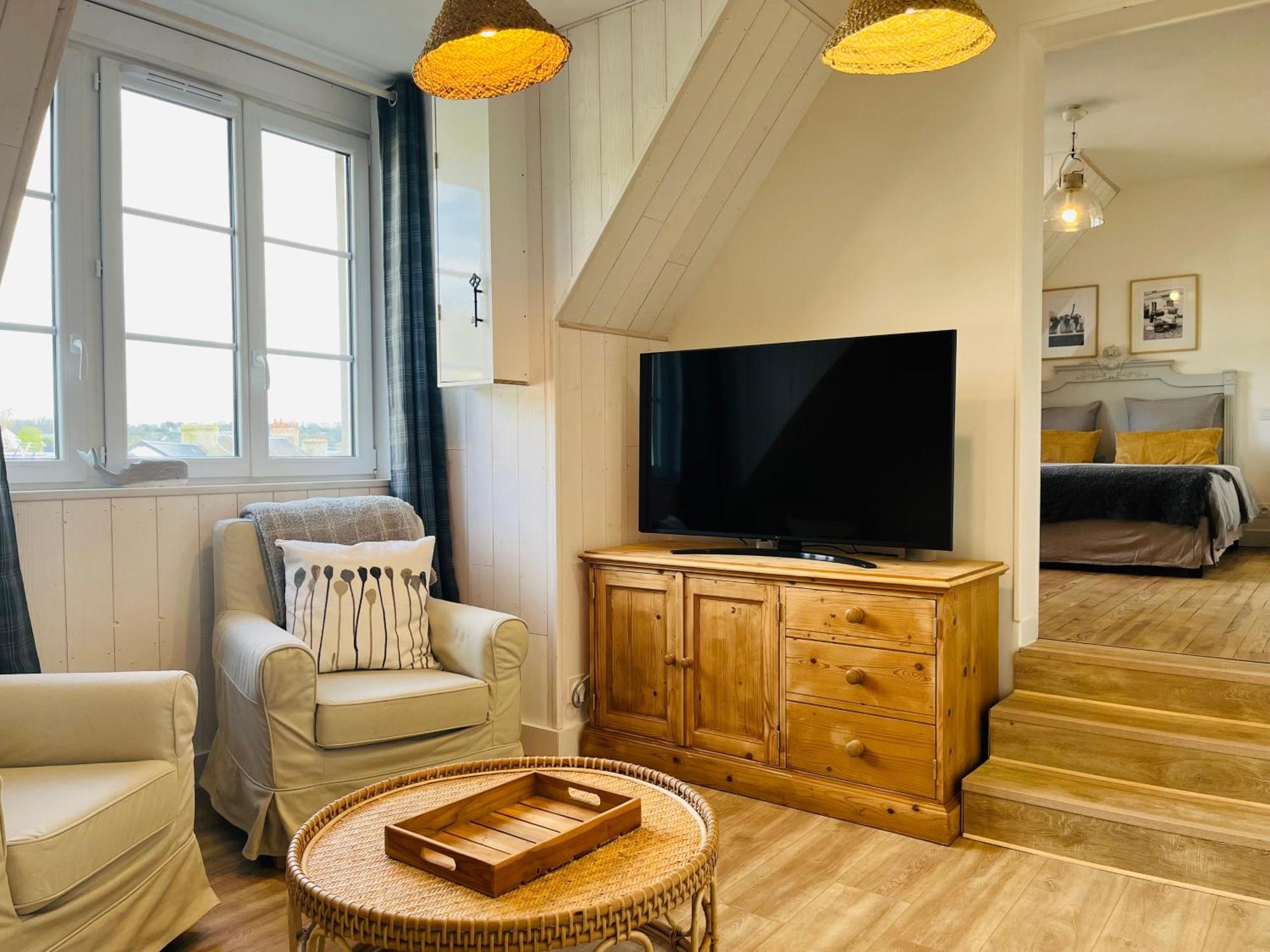 Appartement Cosy Bord De Mer Port-en-Bessin-Huppain Exterior foto